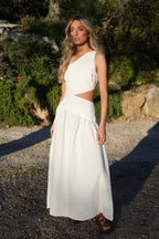 Robe Longue Émeline - Blanche