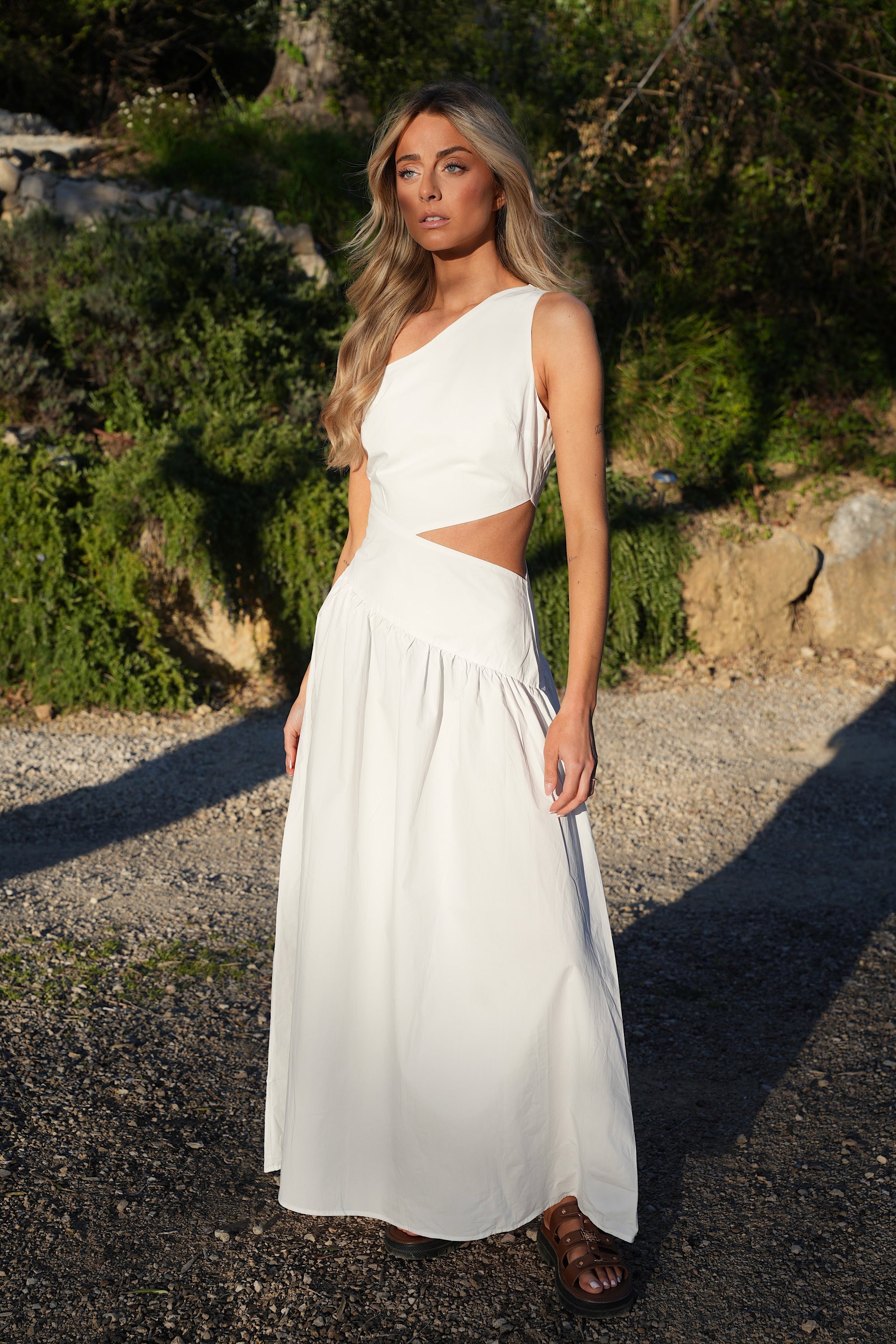 Robe Longue Émeline - Blanche
