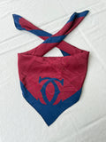 Cartier - Scarf - Red And Navy Blue Model