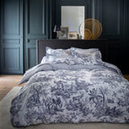 4 Continents - Housse de Couette - Blanc/Bleu