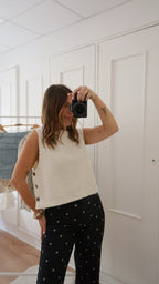 Pull Sans Manches Louisa Beige