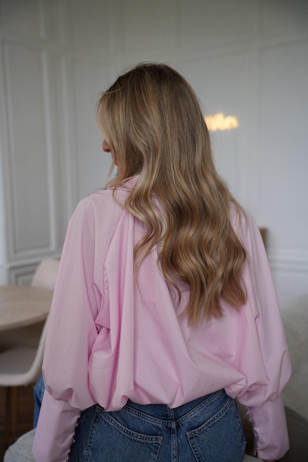Alice Balloon Blouse - Rose