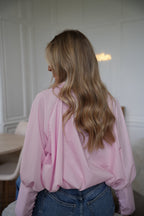 Alice Balloon Blouse - Rose