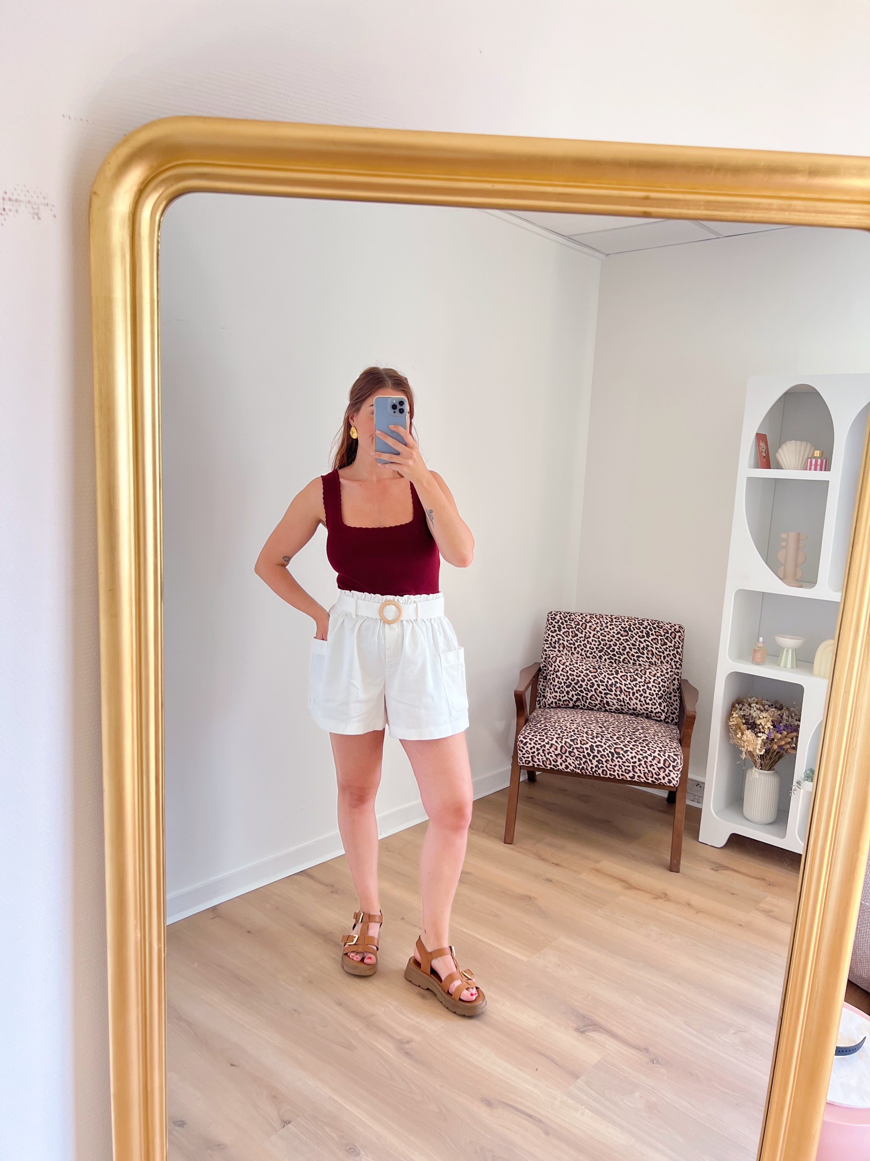Shorts Con Cinturón Romy