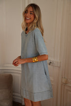 Robe En Jean Zaho - Bleue
