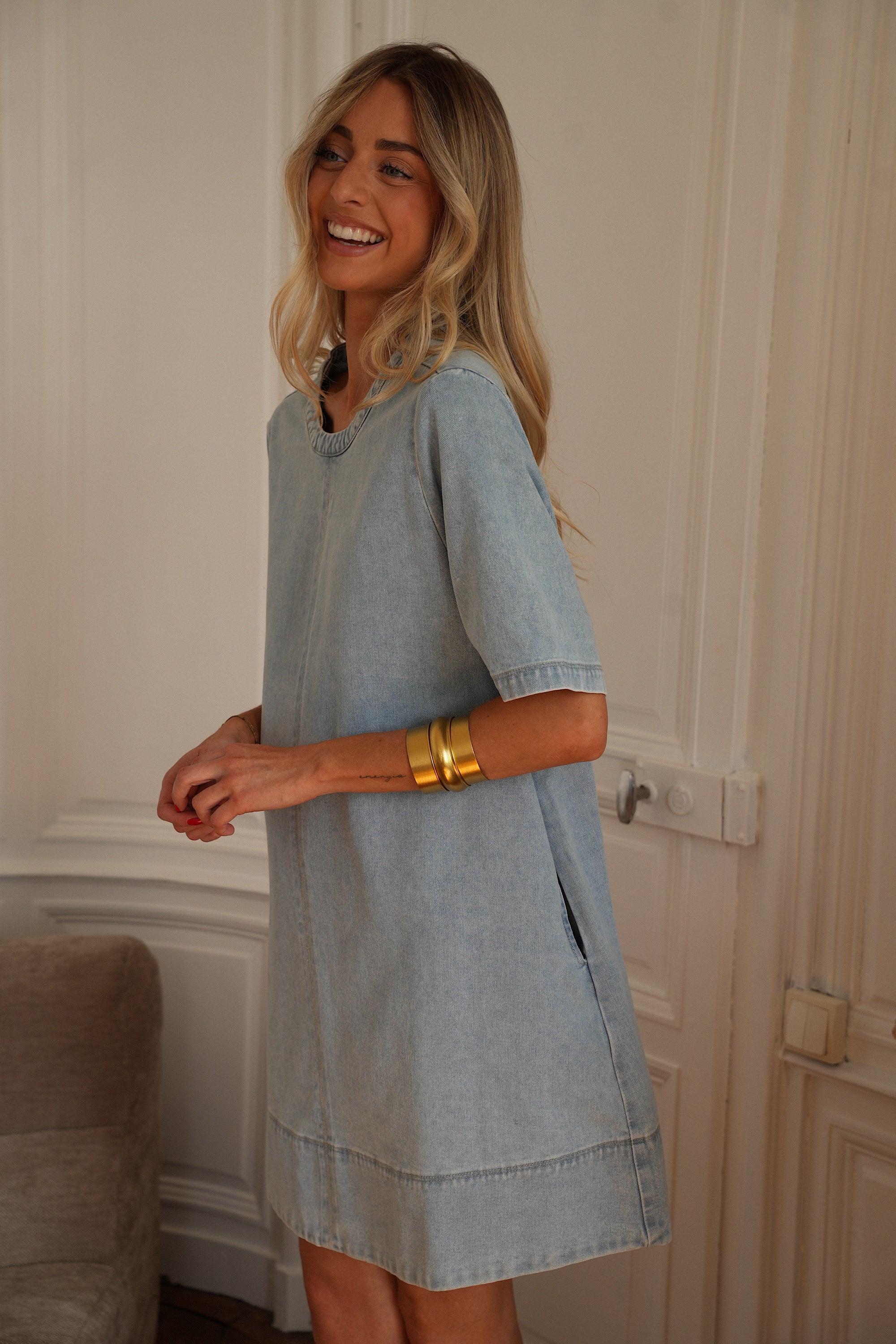 Robe En Jean Zaho - Bleue