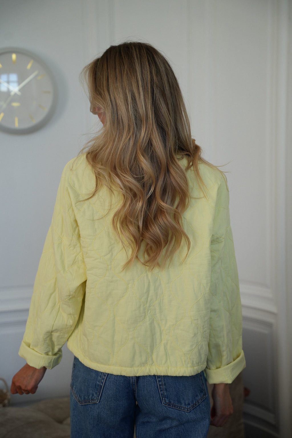 Chaqueta con cremallera Tressia - Amarillo