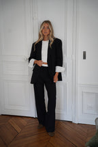 Pantalon Rayé Honoryne - Noir