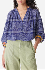 Blouse Nipoa - Night Blue