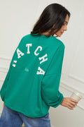 Sudadera Matcha - Verde