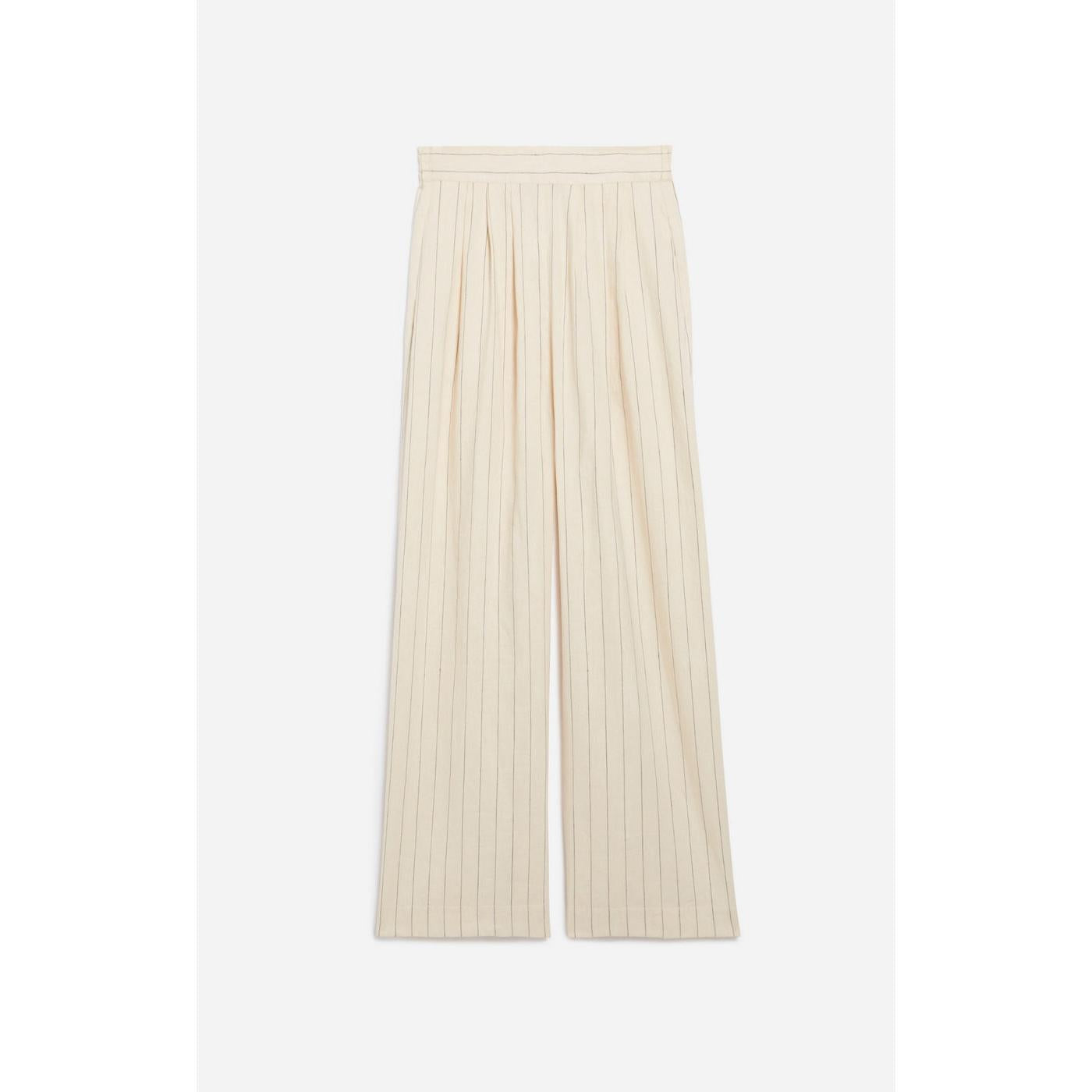 Pantalon Nunes - Blanc/Bleu