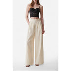 Pantalon Nunes - Blanc/Bleu