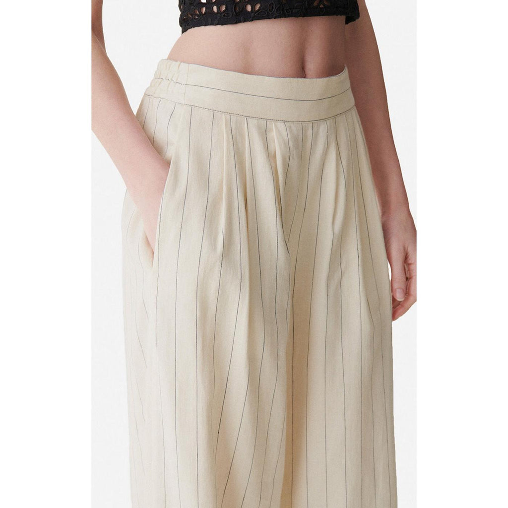 Pantalon Nunes - Blanc/Bleu