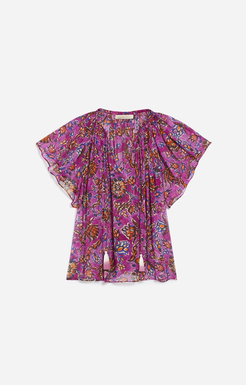 Cantin Blouse - Purple
