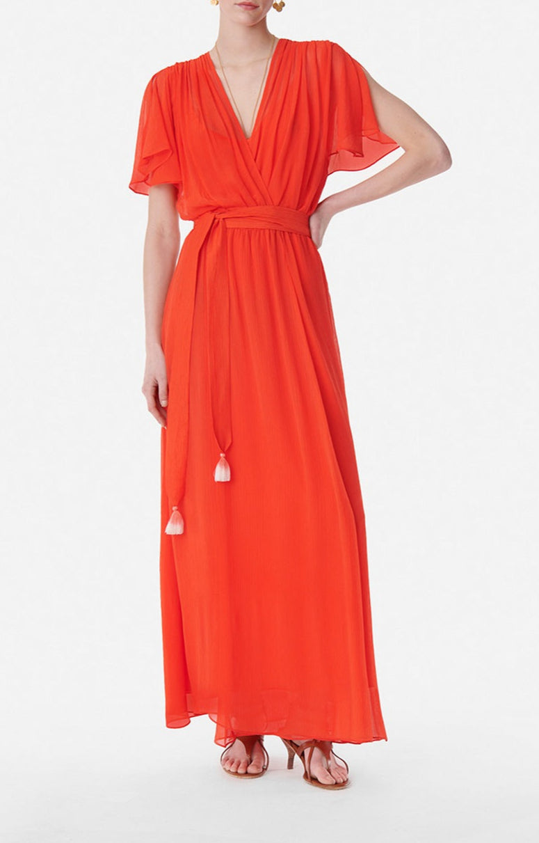 Cidjie Dress - Fluorescent Orange