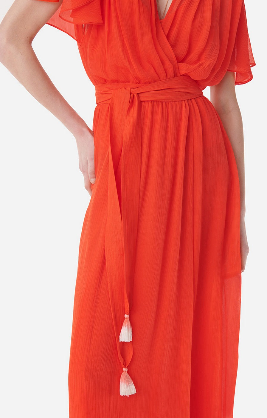 Cidjie Dress - Fluorescent Orange