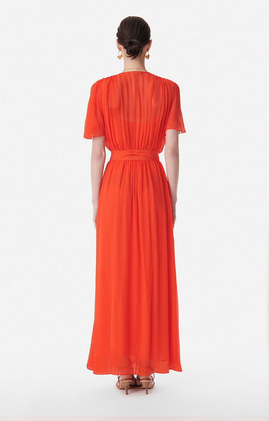Cidjie Dress - Fluorescent Orange