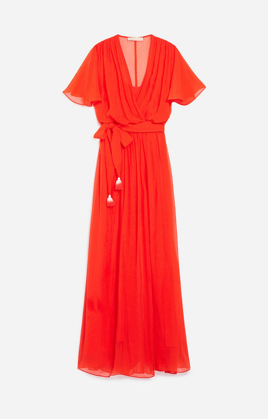 Cidjie Dress - Fluorescent Orange