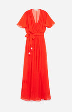 Cidjie Dress - Fluorescent Orange