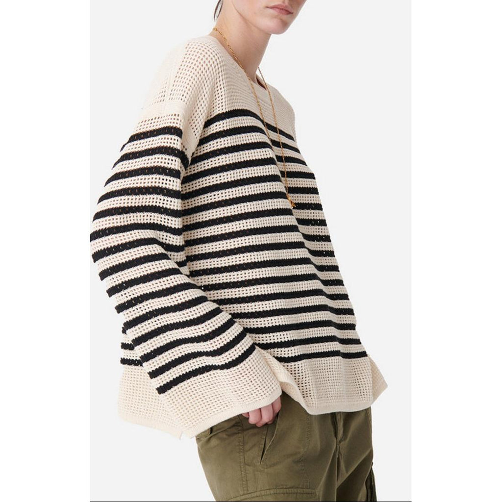 Pull Candabelle - Ecru & Noir