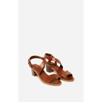 Vegetable-Tanned Leather Sandals - Rust