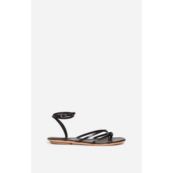 Vanessa Bruno - Vegetable-Tanned Leather Sandals - Black