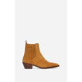 Bottines Santiags En Suède - Biscuit