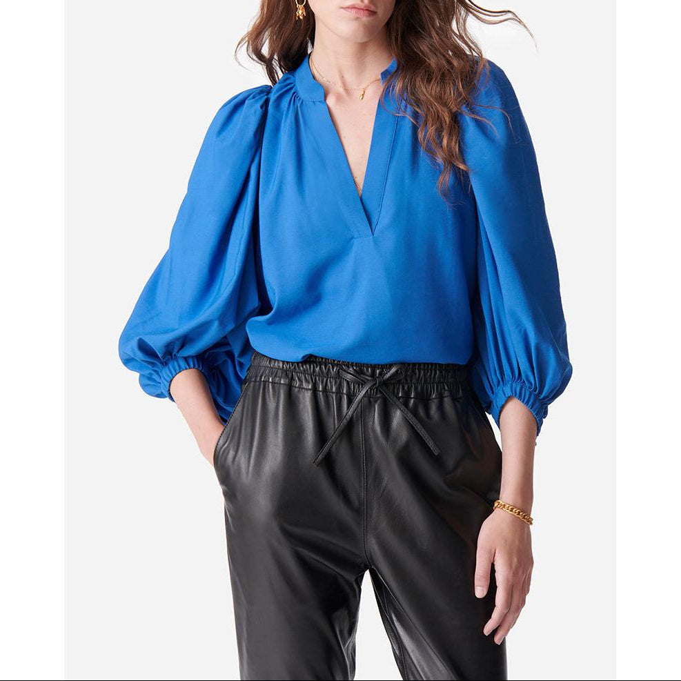 Bell Blouse - Blue