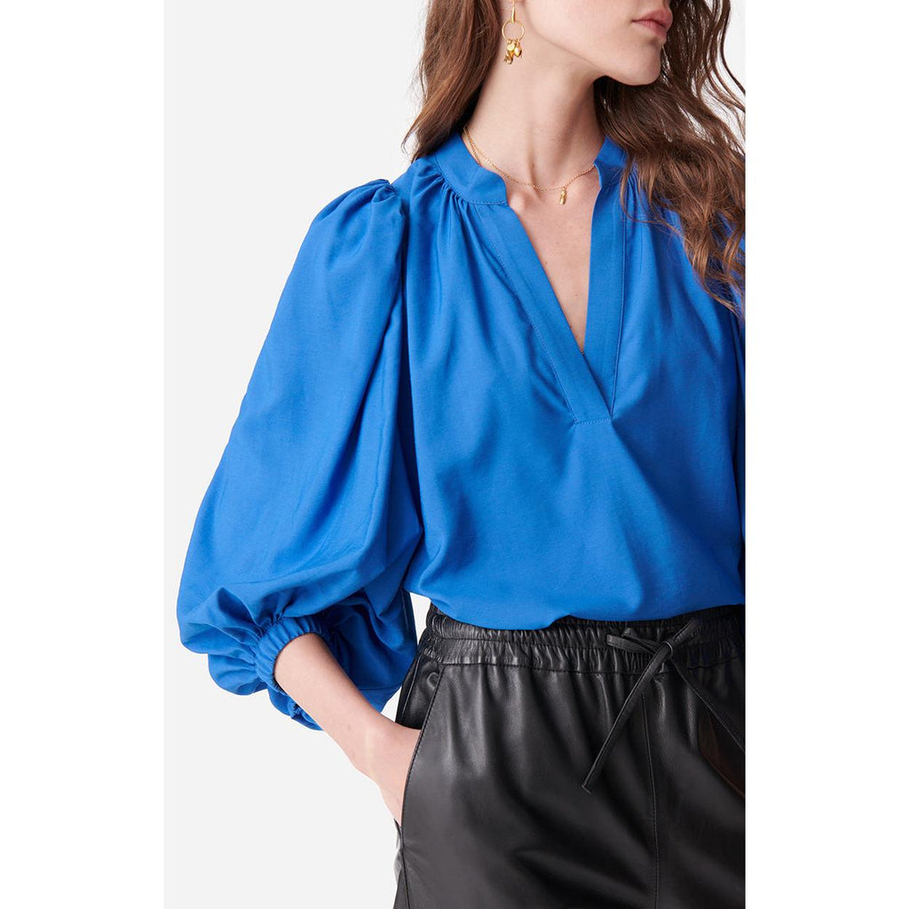 Bell Blouse - Blue