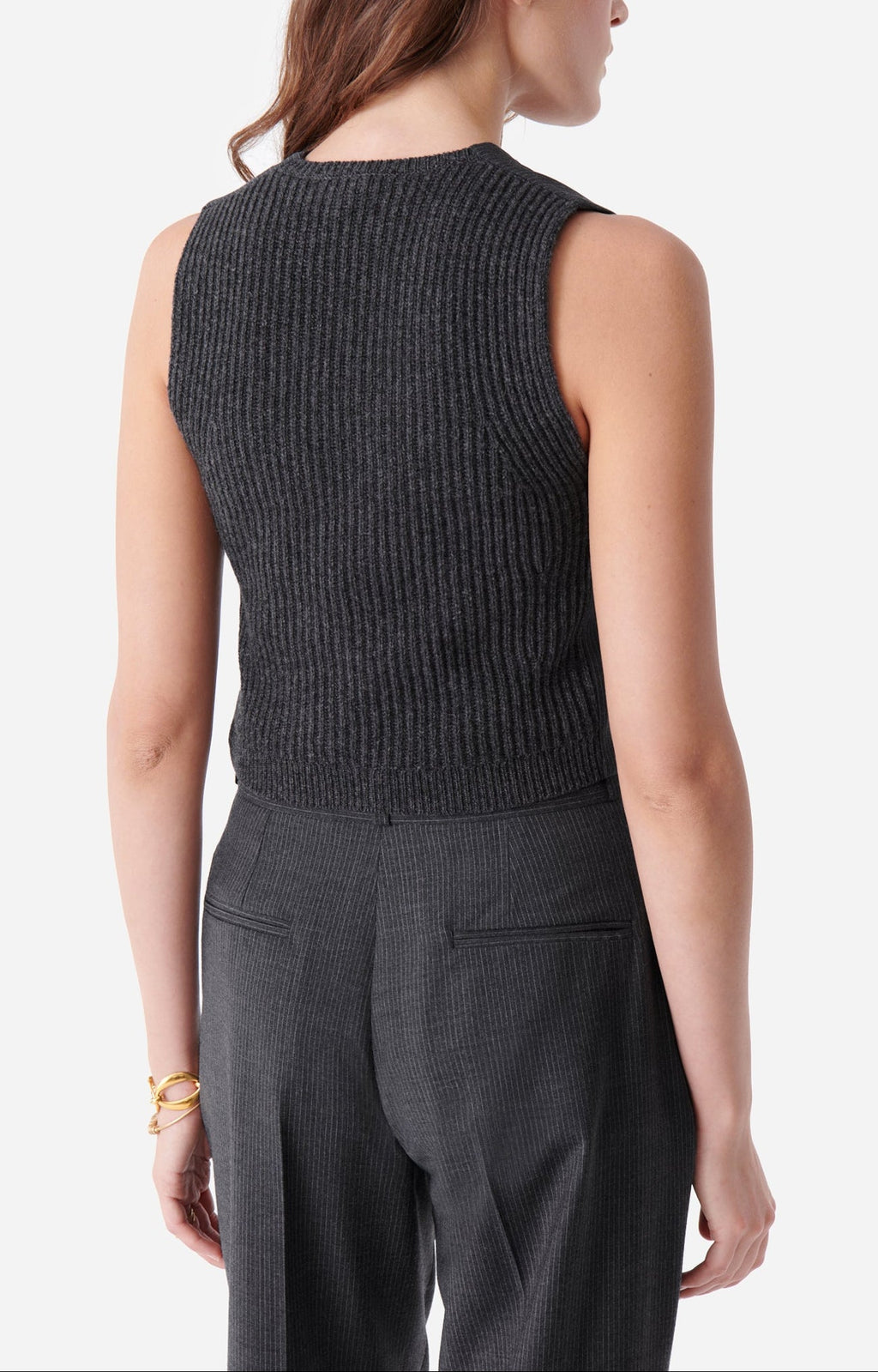 Gilet De Costume Denso - Anthracite Chine