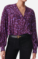 Delaide Blouse - Purple