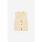 Vanessa Bruno - Cardigan Sans Manches Dounya - Citrus
