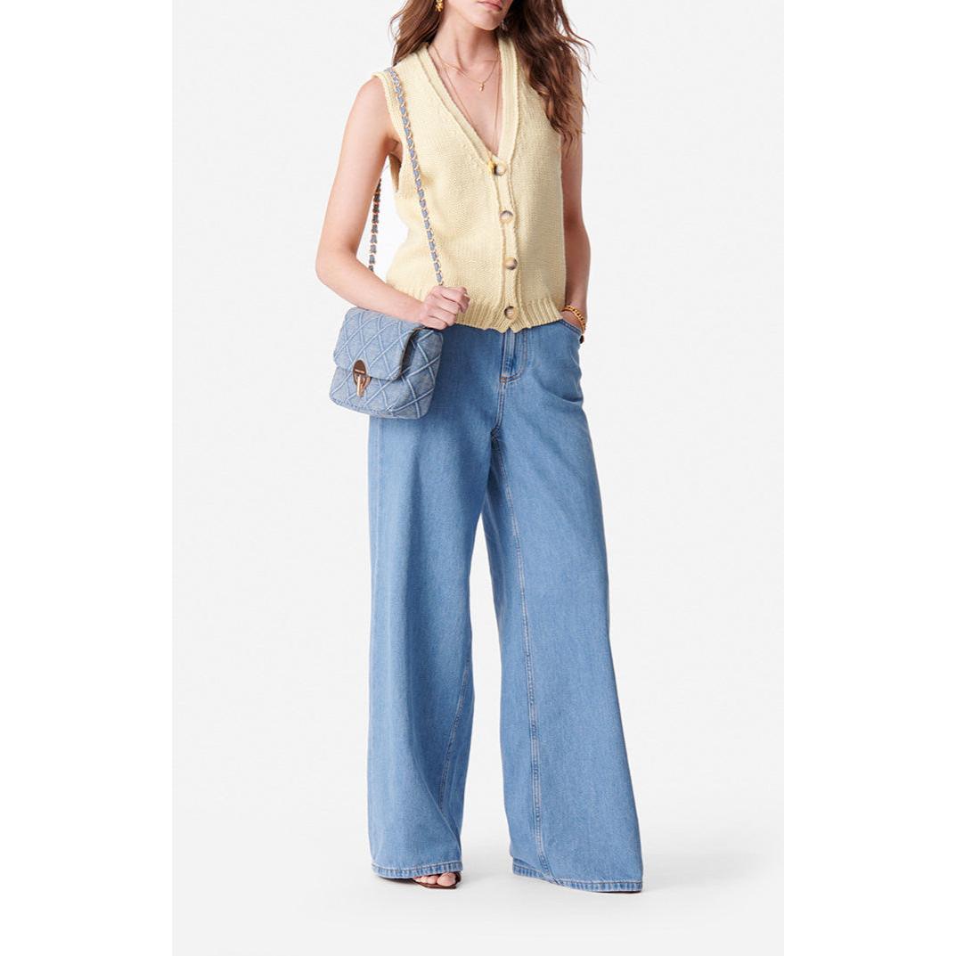 Vanessa Bruno - Cardigan Sans Manches Dounya - Citrus