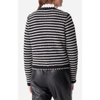 Daya Cardigan - Black & Ecru