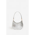 Small Daily Leather Bag - Silver