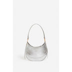 Small Daily Leather Bag - Silver