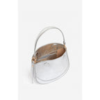Small Daily Leather Bag - Silver