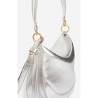 Small Daily Leather Bag - Silver