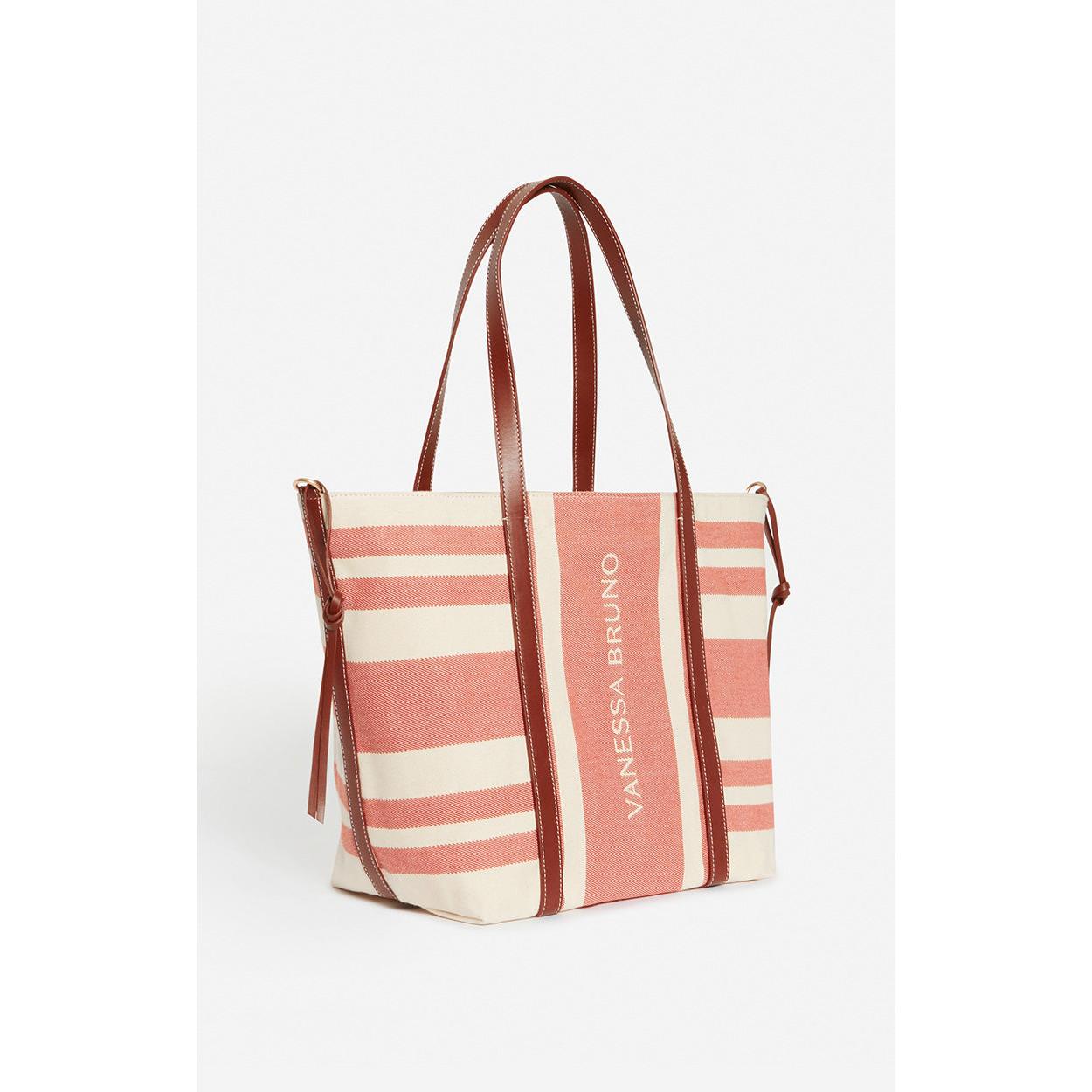 XL Canvas Tote Bag - Cognac