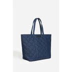 XL Quilted Denim Cabas - Denim