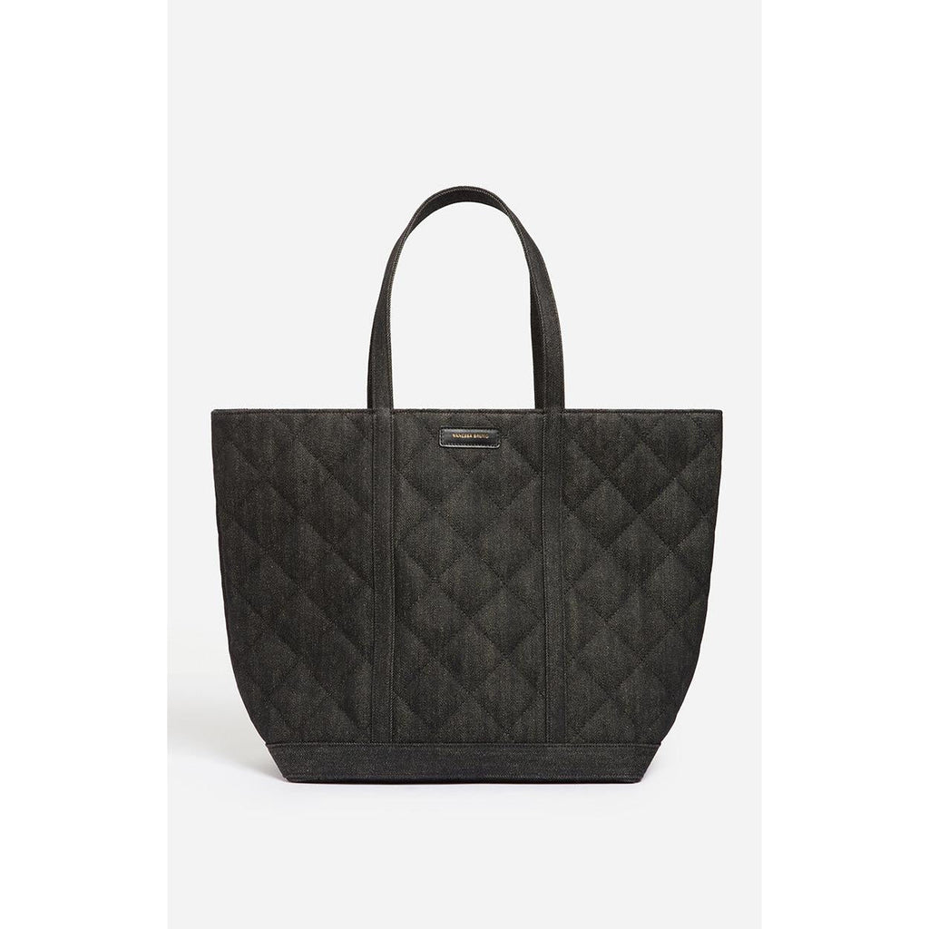 XL Quilted Cotton Tote Bag - Elephant