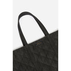 XL Quilted Cotton Tote Bag - Elephant