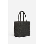 M Quilted Cotton Tote Bag - Elephant