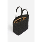 M Quilted Cotton Tote Bag - Elephant