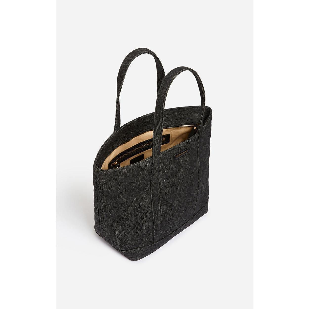 M Quilted Cotton Tote Bag - Elephant