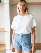 Blaue Bandana-Shorts Vasil
