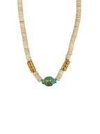 Collier Oceane - Blanc & Turquoise