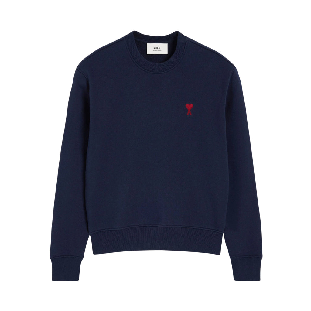 Sweatshirt Ami De Coeur – Ami Paris – Bleu Marine Rouge
