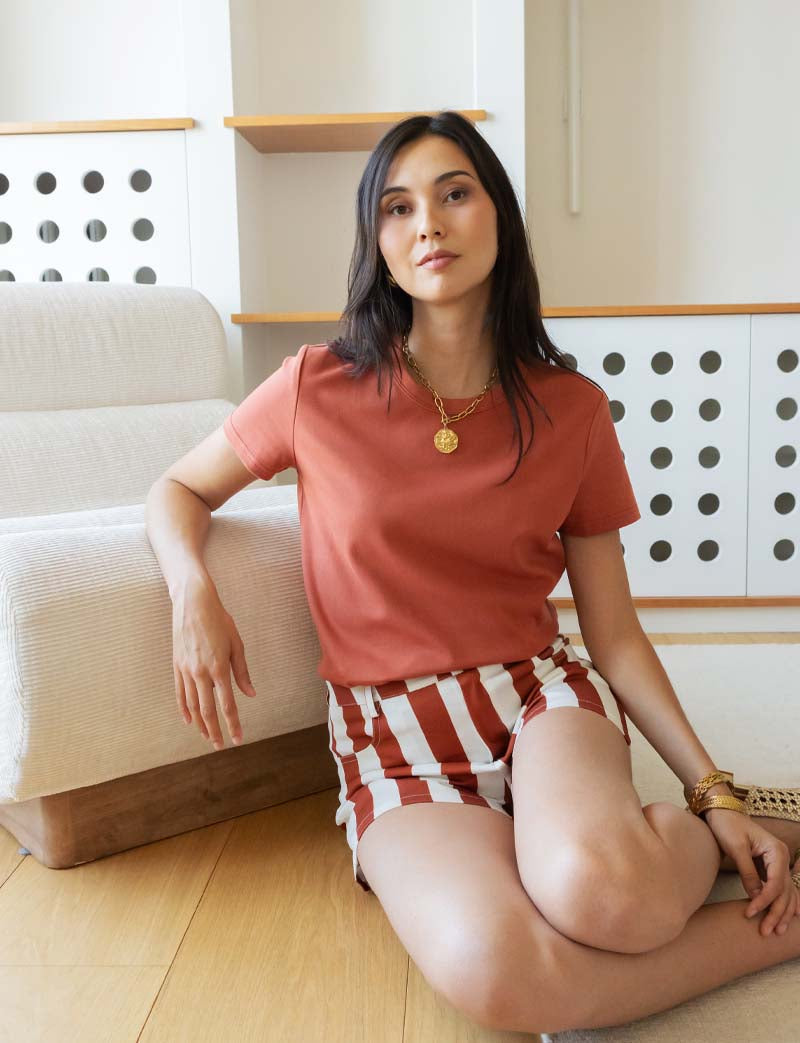 Terracotta T-shirt Robb