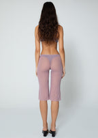 Capri Pantalon Résille - Violet